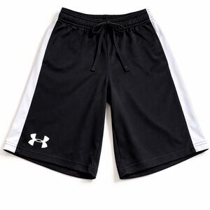 Under Armour Black & White Athletic Shorts